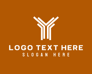 Typography - Marketing Business Letter Y logo design