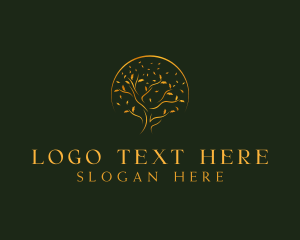 Salon - Luxury Tree Nature logo design
