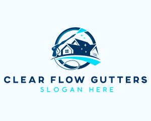 Pressure Washer Sanitation logo design