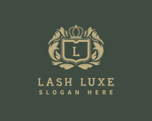 Luxurious Shield Crown logo design