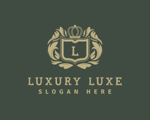 Luxurious Shield Crown logo design