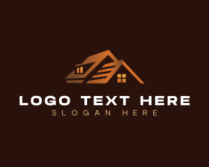 Roofing Renovation Builder logo design