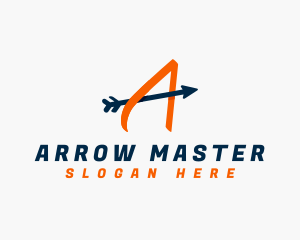 Archery Bow Arrow  logo design