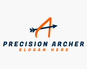 Crossbow - Archery Bow Arrow logo design