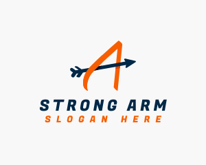 Arm - Archery Bow Arrow logo design