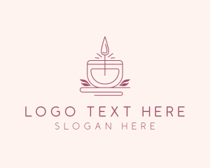 Candle Wax - Scented Candle Boutique logo design