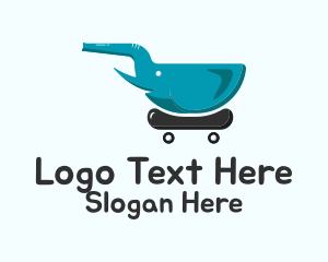 Elephant Push Cart  Logo