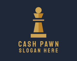 Pawn - Pawn Chess Board Game logo design