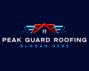 USA Roof Housing logo design