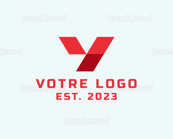 Generic Geometric Letter V Business Logo