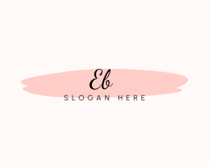 Wedding - Feminine Watercolor Cursive logo design