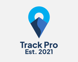 Tracker - Location Pin GPS logo design