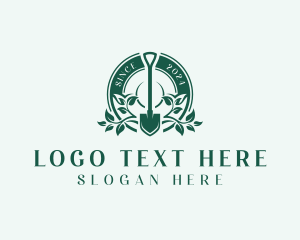 Lawn - Plant Shovel Landscaping logo design