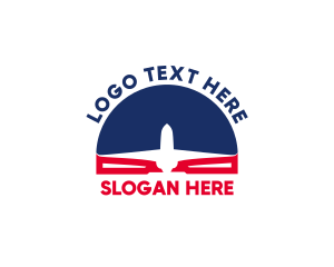 Tourist - Aviation Airplane Airport logo design