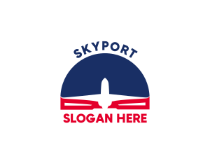 Airport - Aviation Airplane Airport logo design