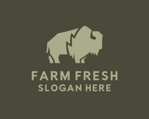 Wild Bison Farming logo design