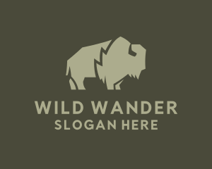 Wild Bison Farming logo design