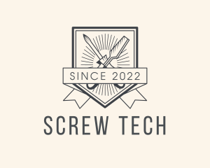 Screwdriver Chisel Repair  logo design