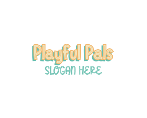 Playful Kiddie Fun logo design