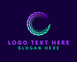 Computer - Futuristic Letter C Software logo design