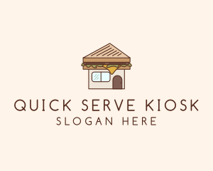 Kiosk - Brown Sandwich House logo design