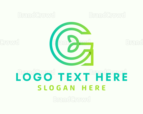 Gradient Seedling Letter G Logo