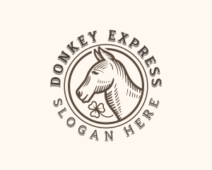 Donkey Farm Ranch logo design