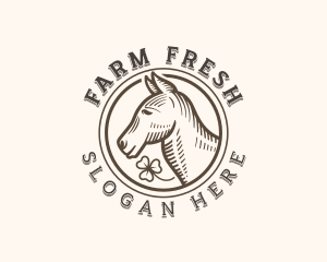 Donkey Farm Ranch logo design