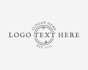 Agency - Rustic Chalk Scribble logo design