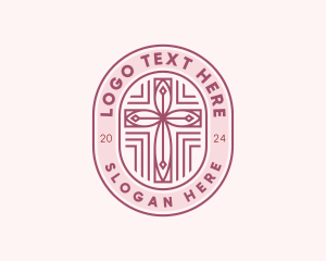Biblical - Christian Church Cross logo design