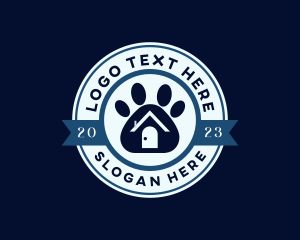 Animal Paw Shelter Logo