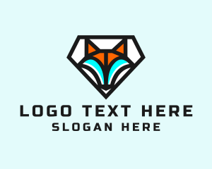 Foxy - Diamond Fox Veterinary logo design