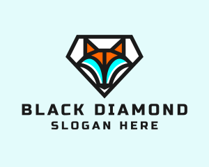 Diamond Fox Veterinary  logo design