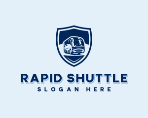 Shuttle - Tourism Bus Travel logo design