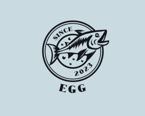 Saltwater Marine Fishing Logo