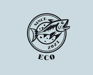Aquatic - Saltwater Marine Fishing logo design