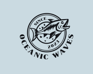 Marine - Saltwater Marine Fishing logo design