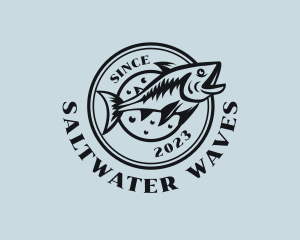 Saltwater - Saltwater Marine Fishing logo design