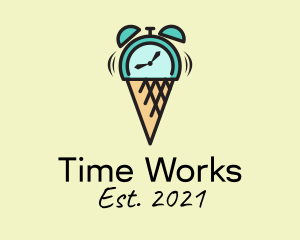 Time - Ice Cream Time logo design