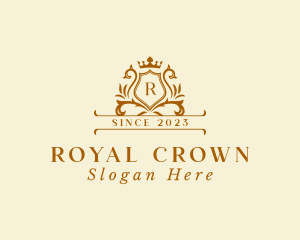 Upscale Royal Hotel logo design