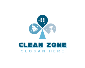 Disinfection Sanitation Clean logo design