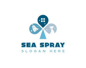 Disinfection Sanitation Clean logo design