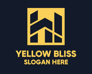 Yellow Abstract Property  logo design