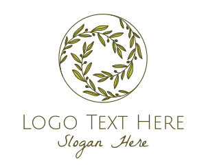 Herb - Green Olives Circle logo design