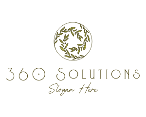 Natural Olives Circle logo design