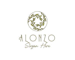 Natural Olives Circle logo design