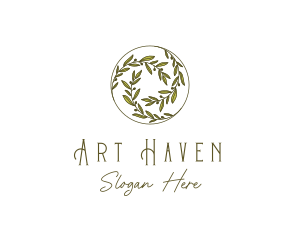 Natural Olives Circle logo design