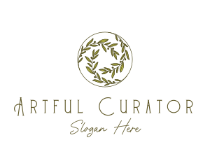 Natural Olives Circle logo design