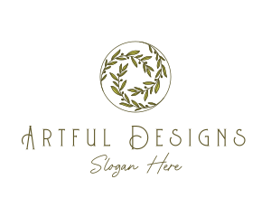 Natural Olives Circle logo design