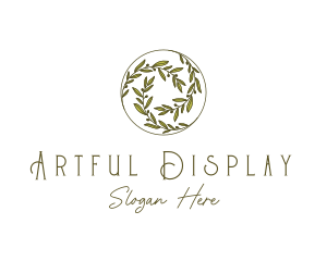 Natural Olives Circle logo design